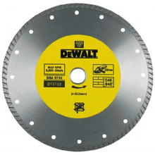 DeWALT DT3732 Lame diamantée 230 x 22,2 mm Turbo