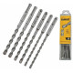 DeWALT DT60302 Forets pour marteau perforateur, 6 pieces, SDS-plus