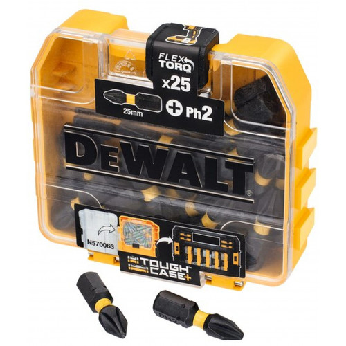 DeWALT DT70555T-QZ 25 embouts de vissage Impact Torsion Ph2 en boite Tic Tac