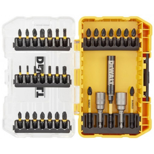 DeWALT DT70742T-QZ Jeu d'embouts FlexTorq de 33 pieces dans une mallette robuste