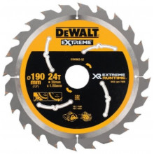 DeWALT DT99562 XR Lame de scie 190 x 30 mm 24T CSB