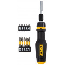 DeWALT DWHT68001-0 Tournevis a embouts avec cliquet DeWalt, y compris jeu d'embouts