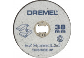 DREMEL EZ SpeedClic : pack de 5 disques a tronçonner pour la découpe des métaux. 2615S456