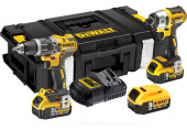 DeWALT DCK266P3 Perceuse a percussion + Visseuse a chocs (DCD796,DCF887,3 x DCB184,DCB113)