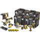DeWALT DCK865P4T-QW Kit perceuse a percussion sans fil 18V/5Ah TSTAK