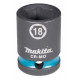 Makita E-16140 clé a douille 1/2", carrée, IMPACT BLACK, 18mm