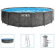 INTEX GREYWOOD PRISM FRAME PREMIUM POOLS Piscine 457 x 122 cm 26742NP