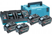 Makita 191U42-2 Starter Set Li-ion XGT 40V 4xBL4050F+1xDC40RB+Makpac