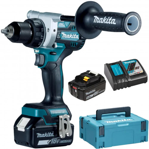 Makita DDF486RTJ Perceuse visseuse Li-ion LXT (2x5,0Ah/18V) Makpac