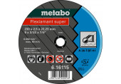 Metabo Flexiamant super 125 x 2,0 x 22,23 acier, meule de tronçonnage 616107000