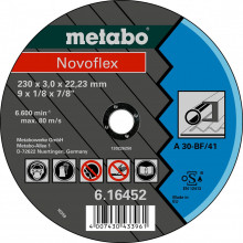 Metabo Novoflex 125 x 2,5 x 22,23 acier, meule de tronçonnage, modele coudé 616456000