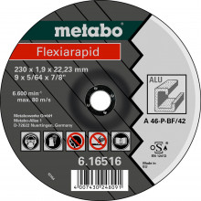 Metabo Flexiamant super Disque a tronçonner 125 x 2,5 x 22,23 aluminium, TF 41 616513000