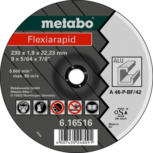 Metabo Flexiamant Super Disque a tronçonner 125 x 2,5 x 22,23 aluminium, TF 41 616513000