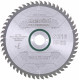 Metabo "Multi Cut Professional"Lame de scie circulaire 216x30, Z60 FZ/TZ, 5 ° 628083000