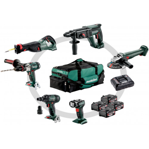 Metabo Combo Set 6.1 Machines sans fil dans un set (18V/4x4,0Ah) Sac 685211000