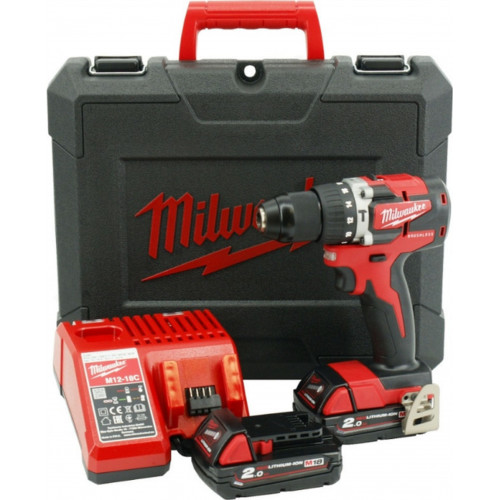 Milwaukee Perceuse a percussion compacte M18 CBLPD-202C