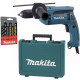 Makita HP1641K1X Perceuse a percussion 1,5-13mm, 680W