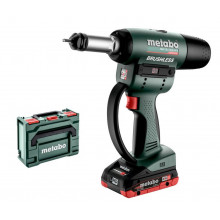 Metabo 601788800 NMP 18 LTX BL M10 Pistolet pour écrous a sertir sans fil 2x4.0 Ah, MetaBO