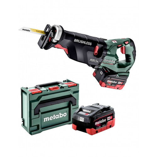 Metabo SSEP 18 LTX BL MVT Scie sabre sans fil (18V/2x8,0Ah Li-HD) MetaBox 602258810