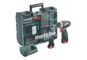 Metabo PowerMaxx BS Basic Perceuse-visseuse sans fil,(34Nm/12V/2x2,0Ah) 600080880