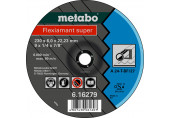 Metabo Flexiamant Super 125 x 6,0 x 22,23 acier, meule d'ébarbage, modele coudé 616486000