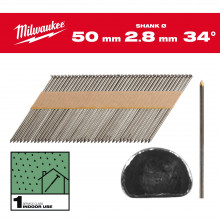 Milwaukee Clous de charpente (2.8x50mm/2.200pcs) 4932492595