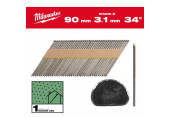 Milwaukee Clous de charpente (3.1x90mm/2.200pcs) 4932492598