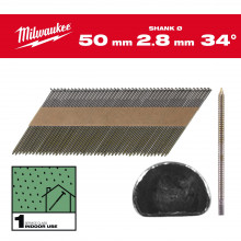 Milwaukee Clous de charpente (2.8x50mm/2.200ks) 4932492599