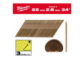 Milwaukee Clous de charpente (2.8x65mm/2.200pcs) 4932492614