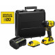 Stanley SFMCF820D2K FatMax V20 Clé a chocs a trois vitesses (1/4" (18V/2x2,0Ah), coffret