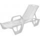 CURVER FLORIDA Chaise longue, 190 x 67 x 42 cm, blanc 17180024