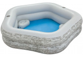 BESTWAY TruPrint Piscine gonflable, 213 x 206 x 53 cm 54423