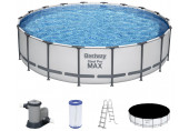 BESTWAY Steel Pro Max Piscine hors sol ronde, 549 x 122 cm 56462