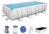 BESTWAY Power Steel Piscine hors sol rectangulaire, 488 x 244 x 122 cm 56670