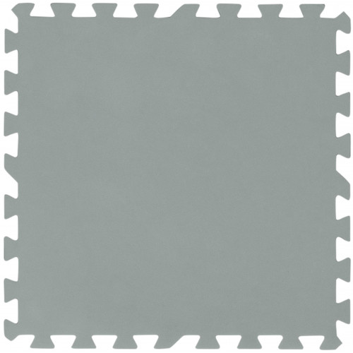 BESTWAY Flowclear Lot de 9 tapis de protection pré formés 50 x 50 cm, gris 58639