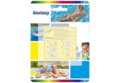 BESTWAY Set de patchs adhésifs, 6,5 x 6,5 cm, 10 pcs 62068