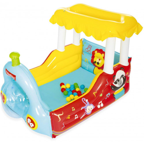 BESTWAY Fisher-Price Piscine a balles petit train 132 x 94 x 89 cm 93537