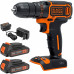 Black & Decker BDCDC18B Perceuse-Visseuse sans fil Li-Ion (2x1,5Ah/18V) 10,3/30Nm