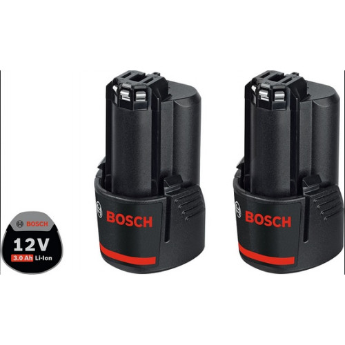 BOSCH 2x GBA 12V 3.0Ah Professional Batterie 1600A00X7D