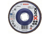 BOSCH Plateaux a lamelles X-LOCK, 125 mm, G 80, X571, Best for Metal 2608619211