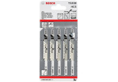 BOSCH Lame de scie sauteuse T 101 B Clean for Wood, 5 pcs. 2608630030