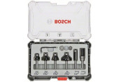 BOSCH Kits de fraises a araser et de bordage, 6 pcs. 2607017468