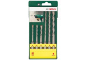 BOSCH Assortiment de 6 forets SDS plus pour perforateur SDS-plus 2607019447