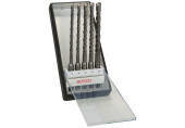 BOSCH Coffret de 5 forets pour perforateur SDS plus-5 Robust Line, 5,5 - 10 mm 2607019929