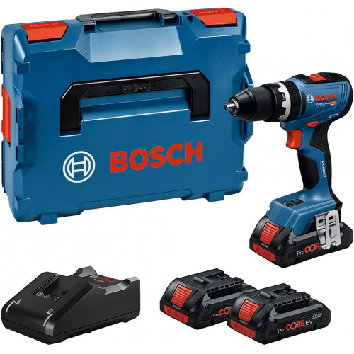 BOSCH GSB 18V-65 PROFESSIONAL Perceuse-visseuse a percussio, 2 x ProCORE 4.0Ah 06019N3306