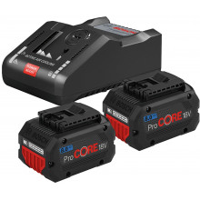 BOSCH 2 batteries ProCORE18V 8.0Ah + GAL 18V-160 C + GCY 1600A016GP