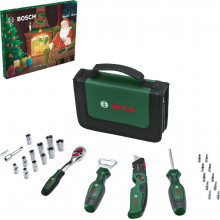 BOSCH Set calendrier de Noël 28 pieces avec outils a main 1600A02W7T