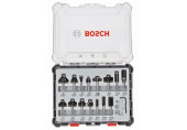 BOSCH Kit de 15 fraises mixtes a queue de 8 mm 2607017472