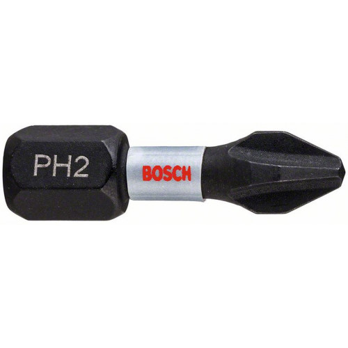 BOSCH Embout PRO Phillips Impact, PH2, 25 mm, 2 pieces 2608522403