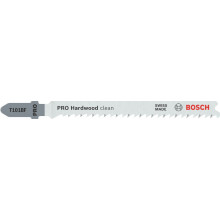 BOSCH Lame de scie sauteuse PRO Hardwood clean T101BF, 100 mm, 25 pieces 2608634988